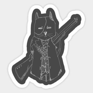 Cat Assassin / Mercenary Sticker